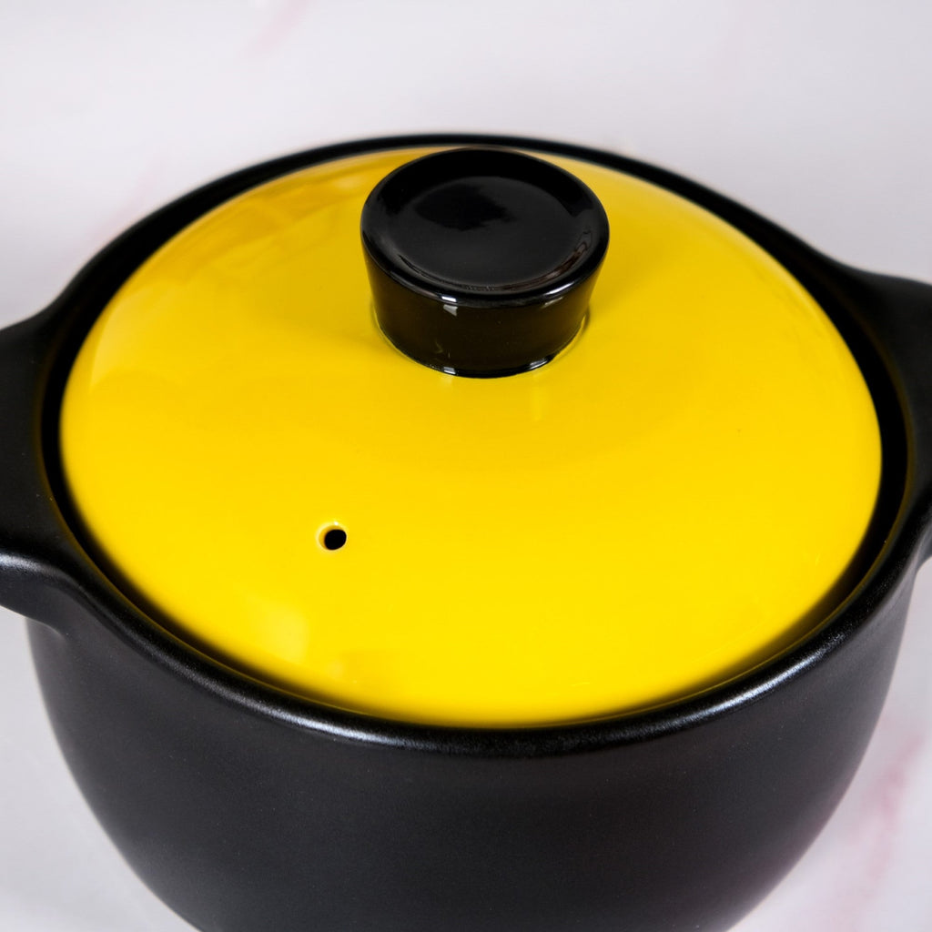 Limonelle Ceramic Cooking Pot With Lid 1200ml Nestasia