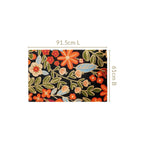 Black Floral Coir Mat 36x24 Inch Nestasia