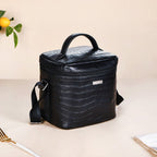Classic Luxury Insulated Lunch Bag Black Nestasia