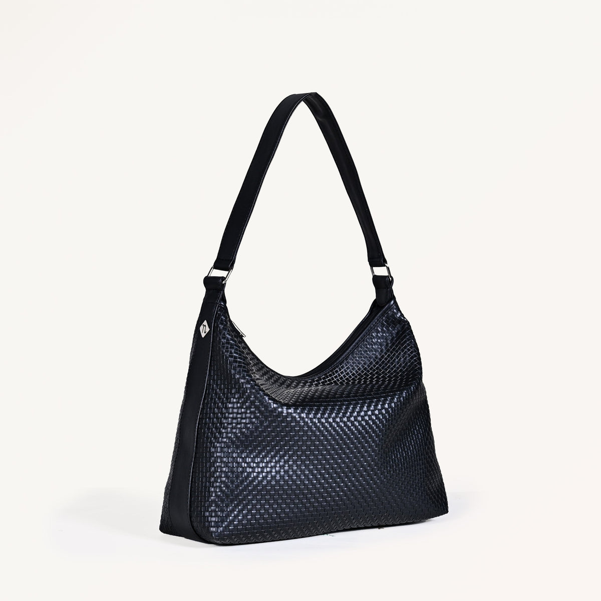 Black Soi Trendy Hobo Handbag Nestasia