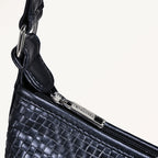 Black Soi Trendy Hobo Handbag Nestasia