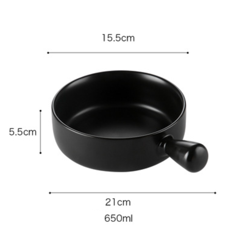 Black Baking Bowl Nestasia