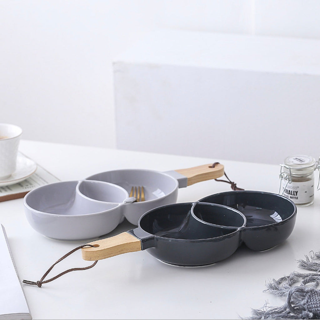 Black Chip and Dip Bowl 500 ml Nestasia