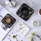 Marble Tea Cup and Saucer Nestasia