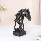 Black Horse Decorative Showpiece Nestasia