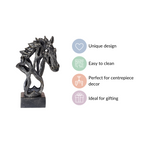 Black Horse Decorative Showpiece Nestasia