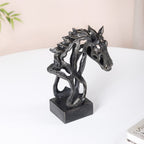 Black Horse Decorative Showpiece Nestasia
