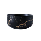Black Marble Bowl 400 ml Nestasia