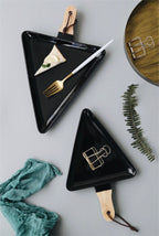 Black Triangle Plate Large Nestasia