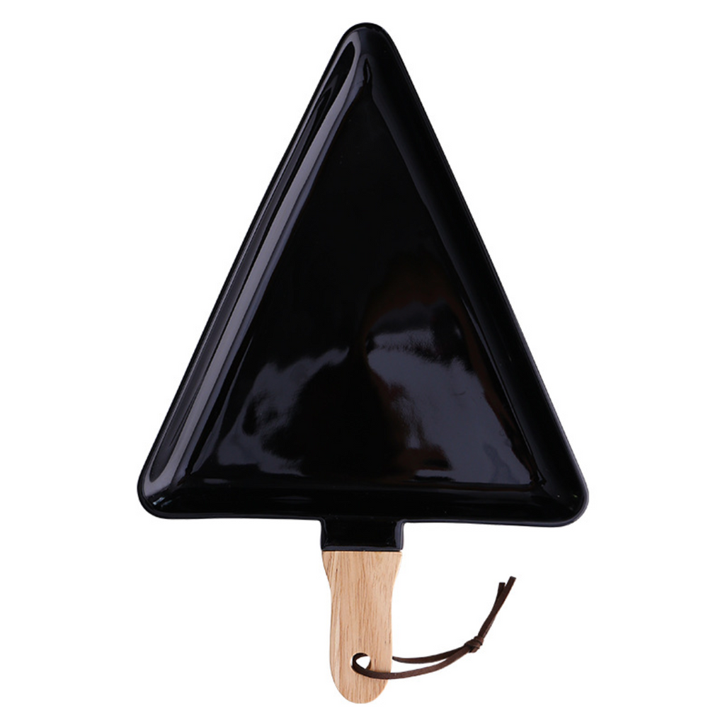 Black Triangle Plate Large Nestasia