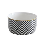 Black and White Bowl 400 ml Nestasia