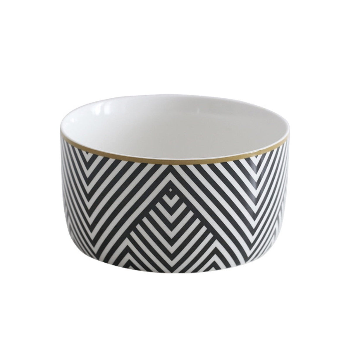 Black and White Bowl 400 ml Nestasia