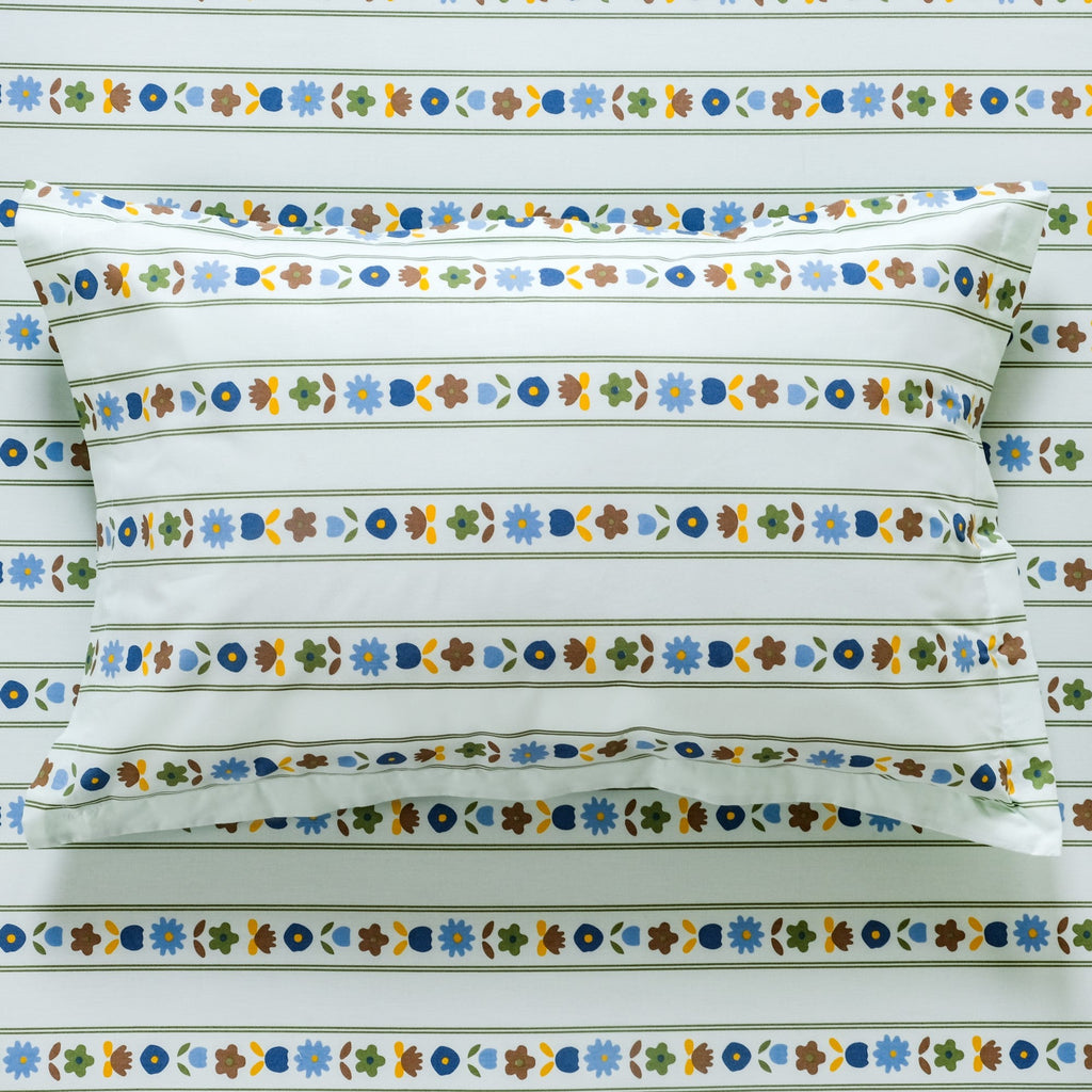 Blooming Garden Pure Cotton King Size Bedding Set 275x275cm Nestasia