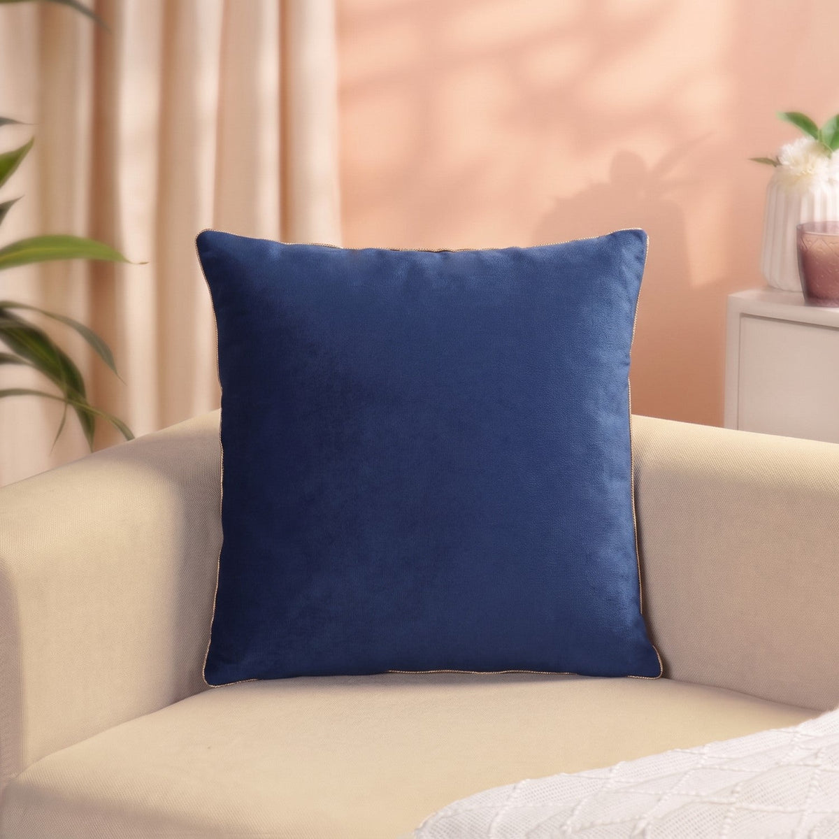 Tree Of Life Embroidered Cushion Cover 40x40cm Nestasia