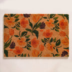 Blooming Daffodils Printed Coir Doormat 24x16 Inch Nestasia