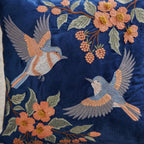 Bloomscape Embroided Cushion Cover With Fringes 40x40cm Nestasia