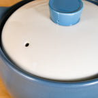 KindlePot Stovetop Ceramic Cookware Blue White 2300ml Nestasia