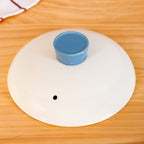 KindlePot Stovetop Ceramic Cookware Blue White 2300ml Nestasia