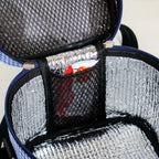 Blue Checked Lunch Bag With Insulation Nestasia