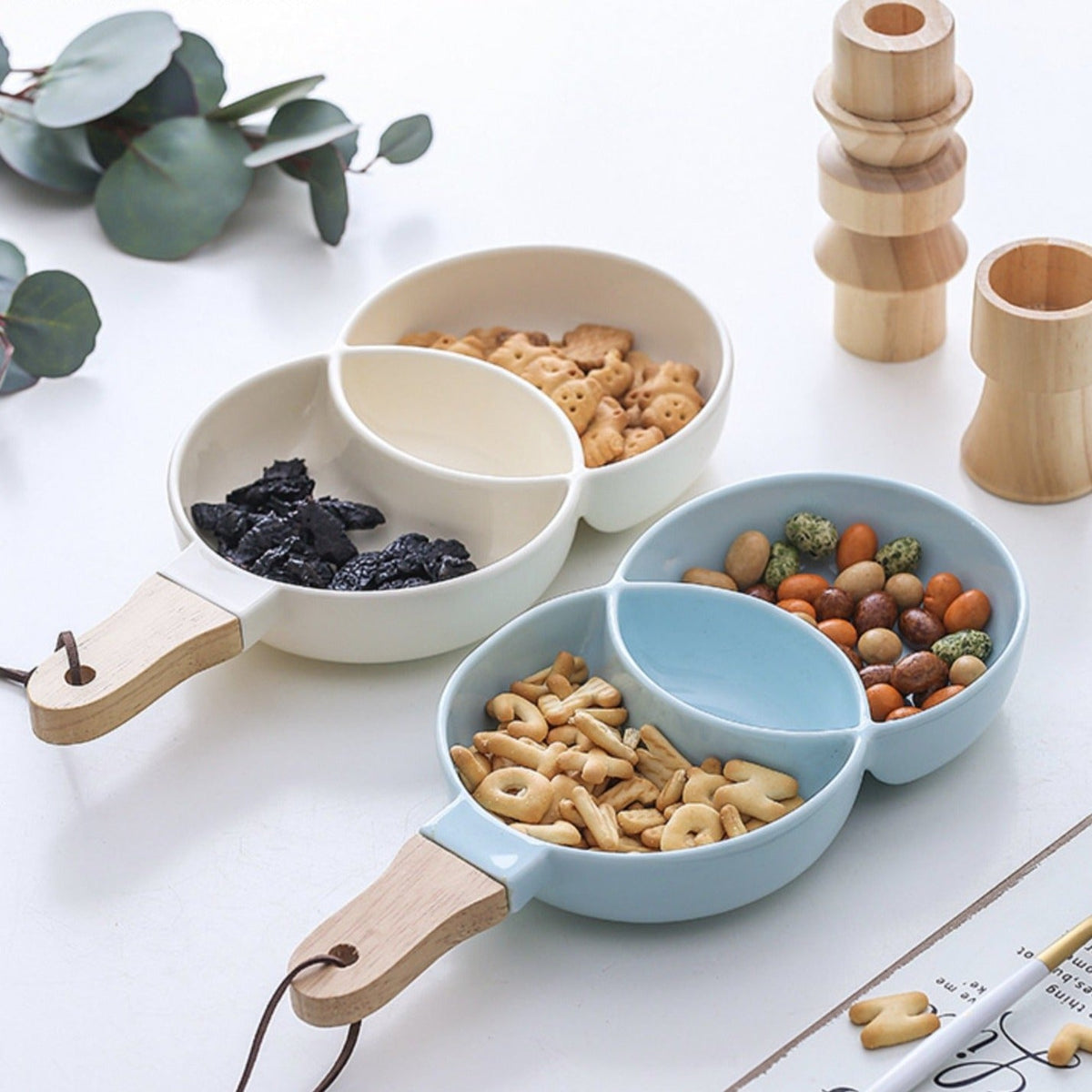 Blue Chip and Dip Bowl 500 ml Nestasia