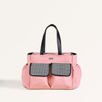 Black Pink Carry All Canvas Tote Bag Nestasia