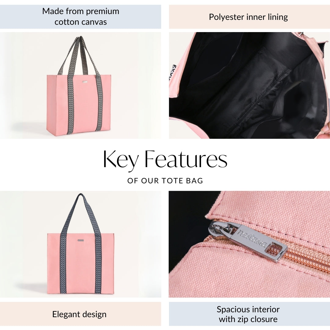 Boho Blush Everyday Tote Nestasia