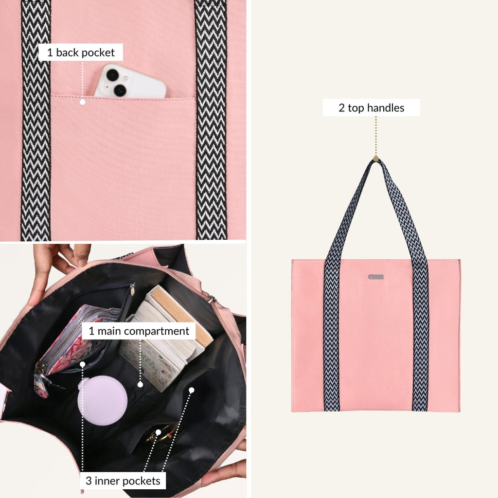 Boho Blush Everyday Tote Nestasia