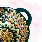 Mandala Melange Serving Bowl Green 1500ml Nestasia