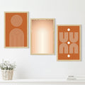 Boho Pattens Painting For Wall Decoration, Set of 3 AXIII-19-BOH ArtX