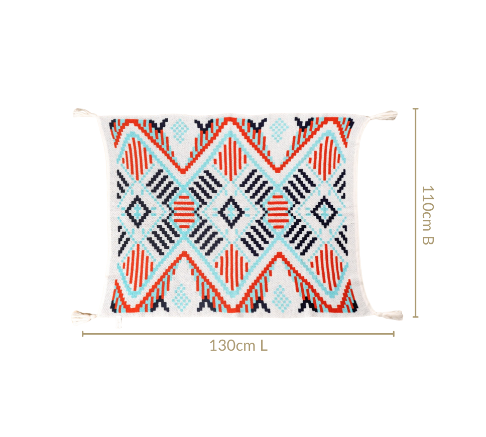 Boho Print Cosy Couch Throw Nestasia