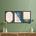 Boho Pattens Painting For Wall Decoration, Set of 3 AXIII-18-BOH ArtX