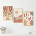 Boho Painting For Wall Decoration, Set of 3 AXIII-49-BOH ArtX