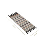 Boho Tassel Cotton Runner Mat 130x50cm Nestasia