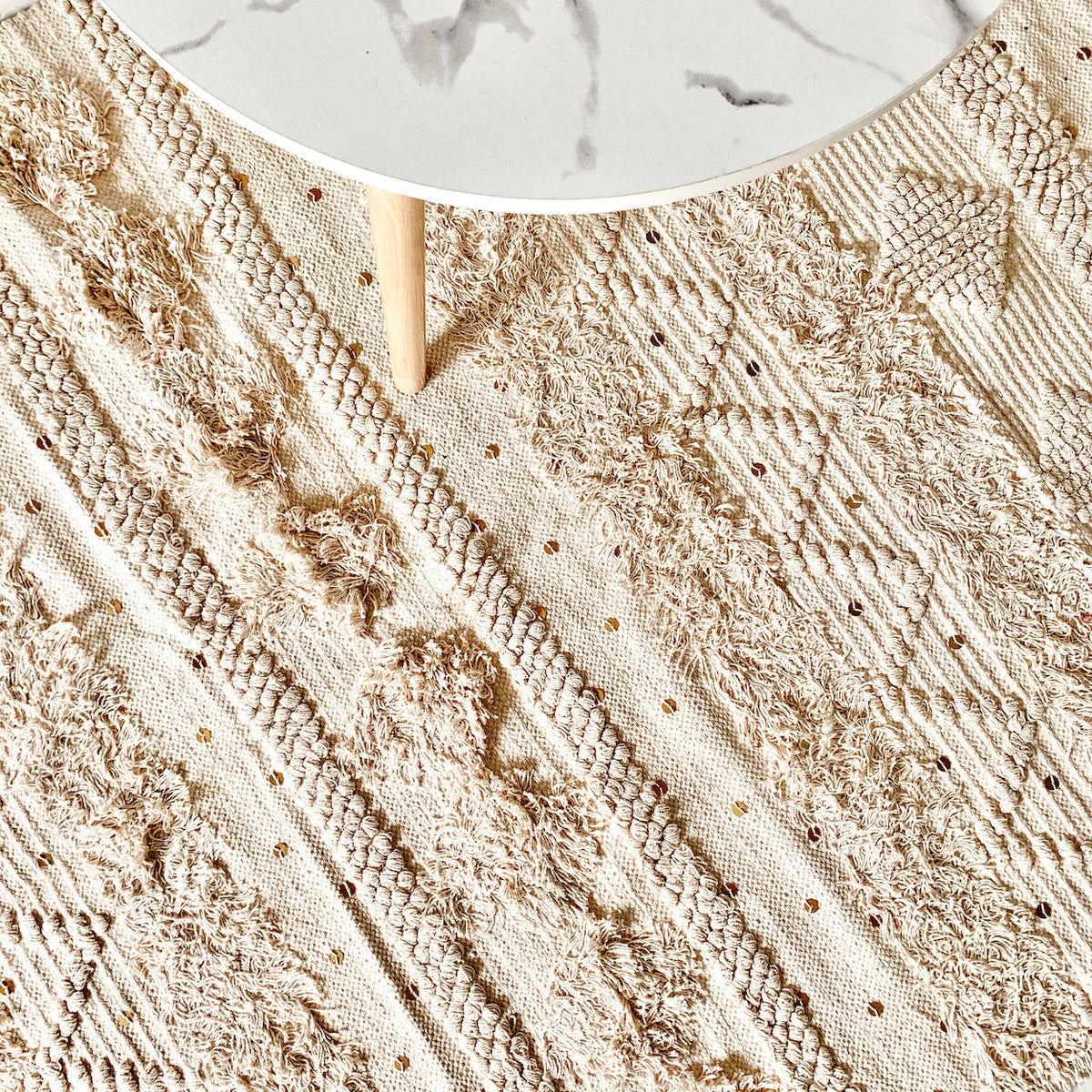 Boho White Rugs Nestasia