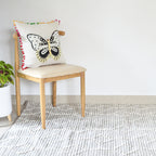BOHO Vincent Hand Woven Rug - Grey & White Nestasia