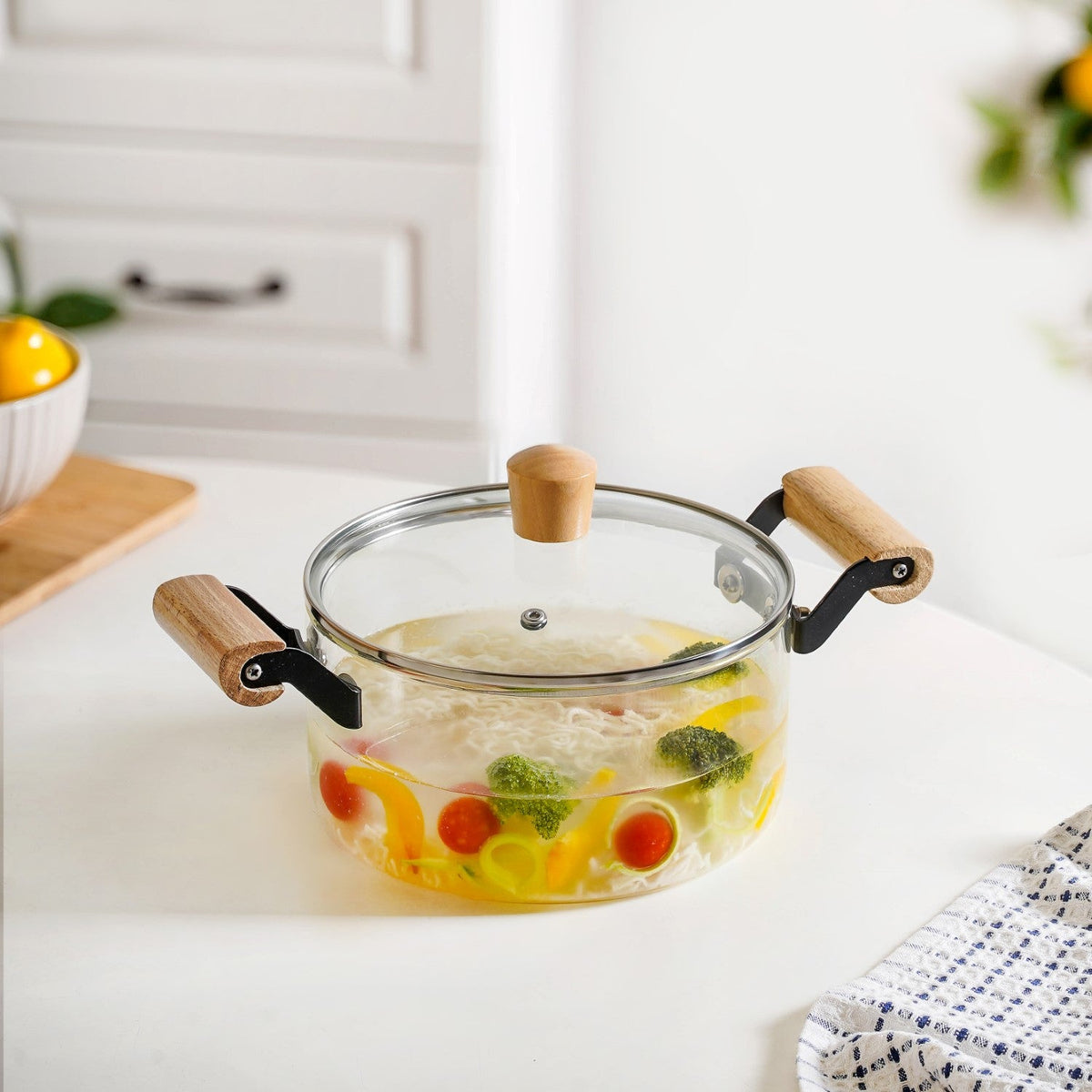 Borosilicate Glass Simmer Pot 2500ml Nestasia