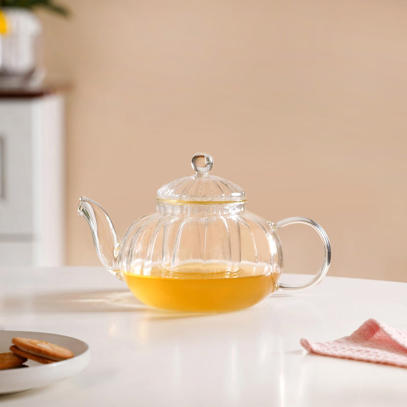 Glass English Breakfast Teapot 650ml Nestasia