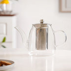 Flame Safe Borosilicate Glass Teapot With Strainer 1000ml Nestasia