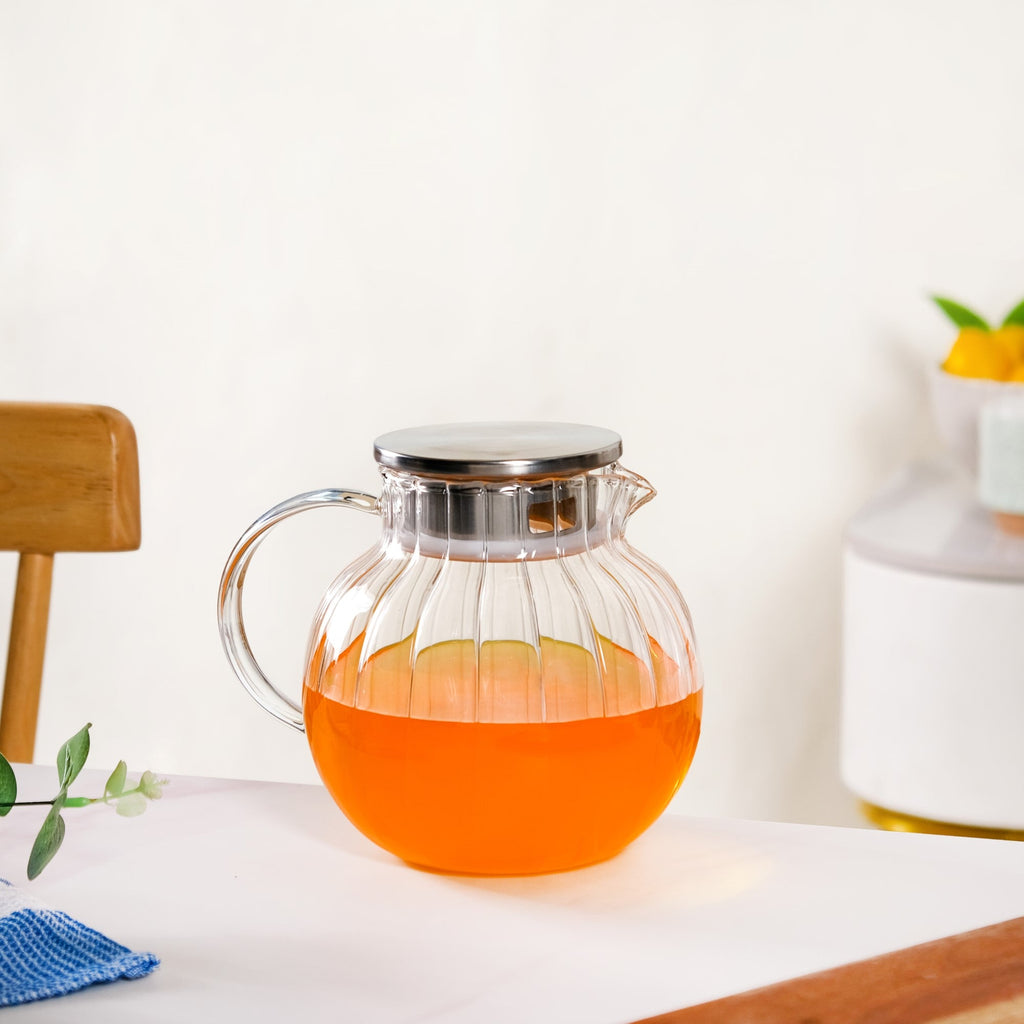 Borosilicate Glass Water Jug 1300ml Nestasia