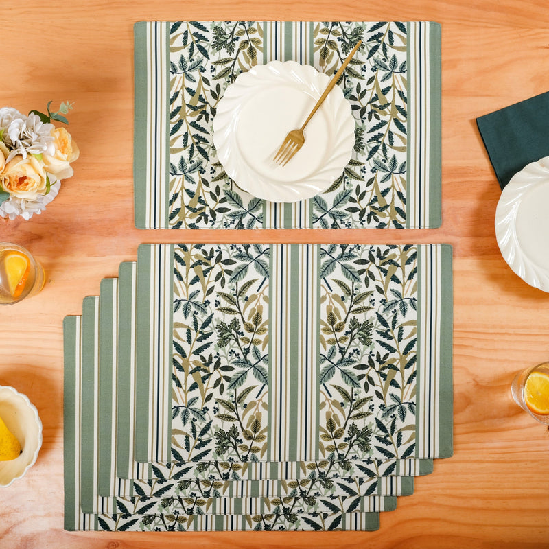 Botanica Water Resistant Placemat Set Of 6 Nestasia
