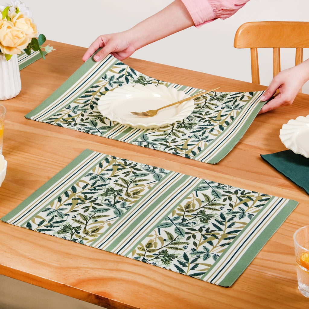 Botanica Water Resistant Placemat Set Of 6 Nestasia