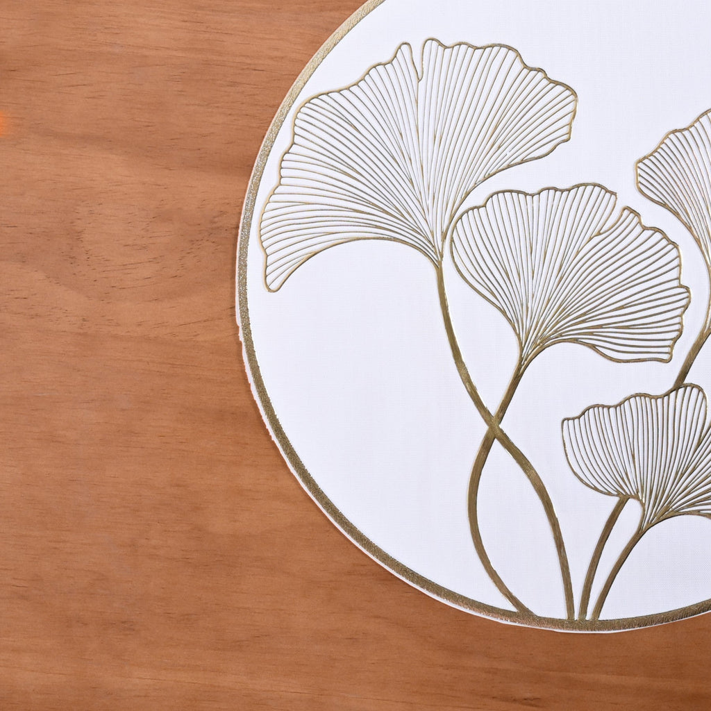 Botanical Gold Placemats Set Of 6 Nestasia
