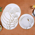 Botanical Gold Placemats Set Of 6 Nestasia