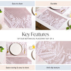 Set Of 6 Botanical Placemat Nestasia