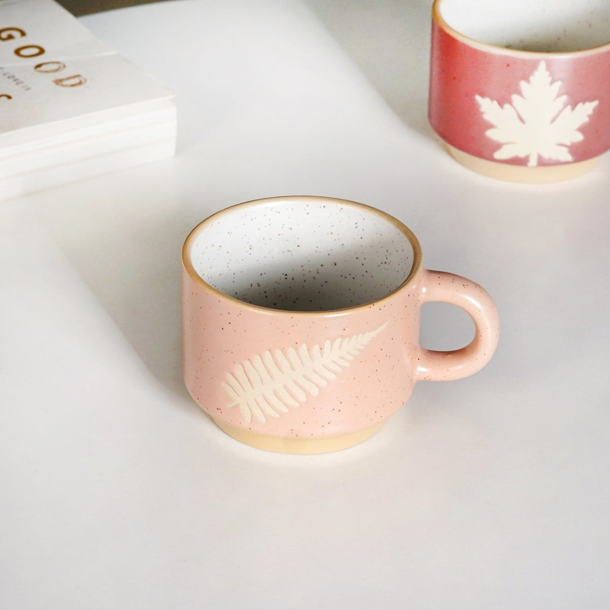 Botanical Stackable Cup Set Of 4 Autumn Edition 145ml Nestasia
