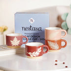 Botanical Stackable Cup Set Of 4 Autumn Edition 145ml Nestasia
