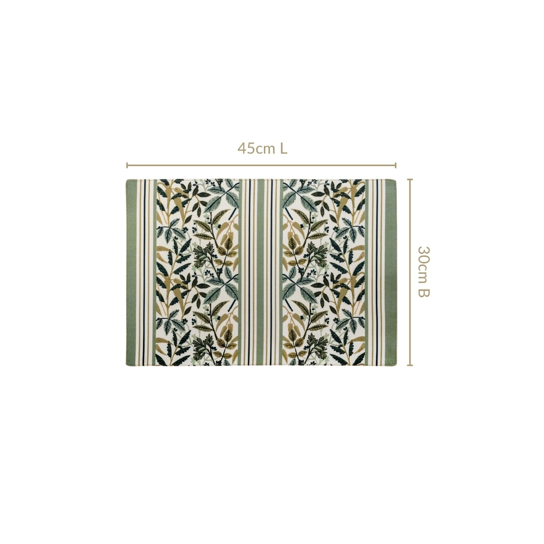 Botanica Cotton Placemat Set Of 4 Nestasia