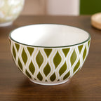 Sage Scape Bowl Tray And Toothpick Holder Set Of 5 Nestasia