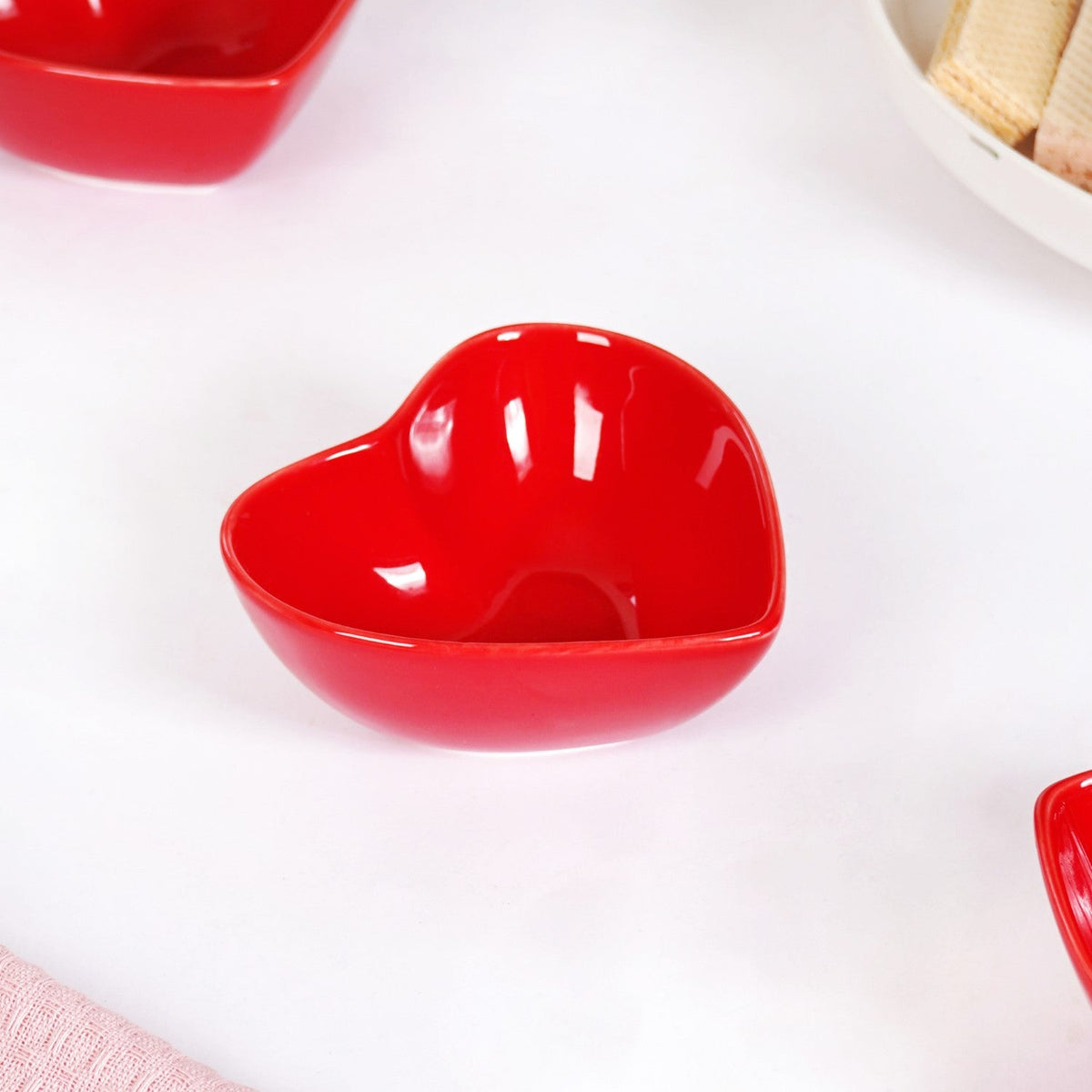 Heart Shaped Bowls Set of 6 Nestasia