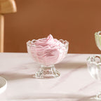 Glass Ice Cream Dessert Bowl Set Of 6 120ml Nestasia